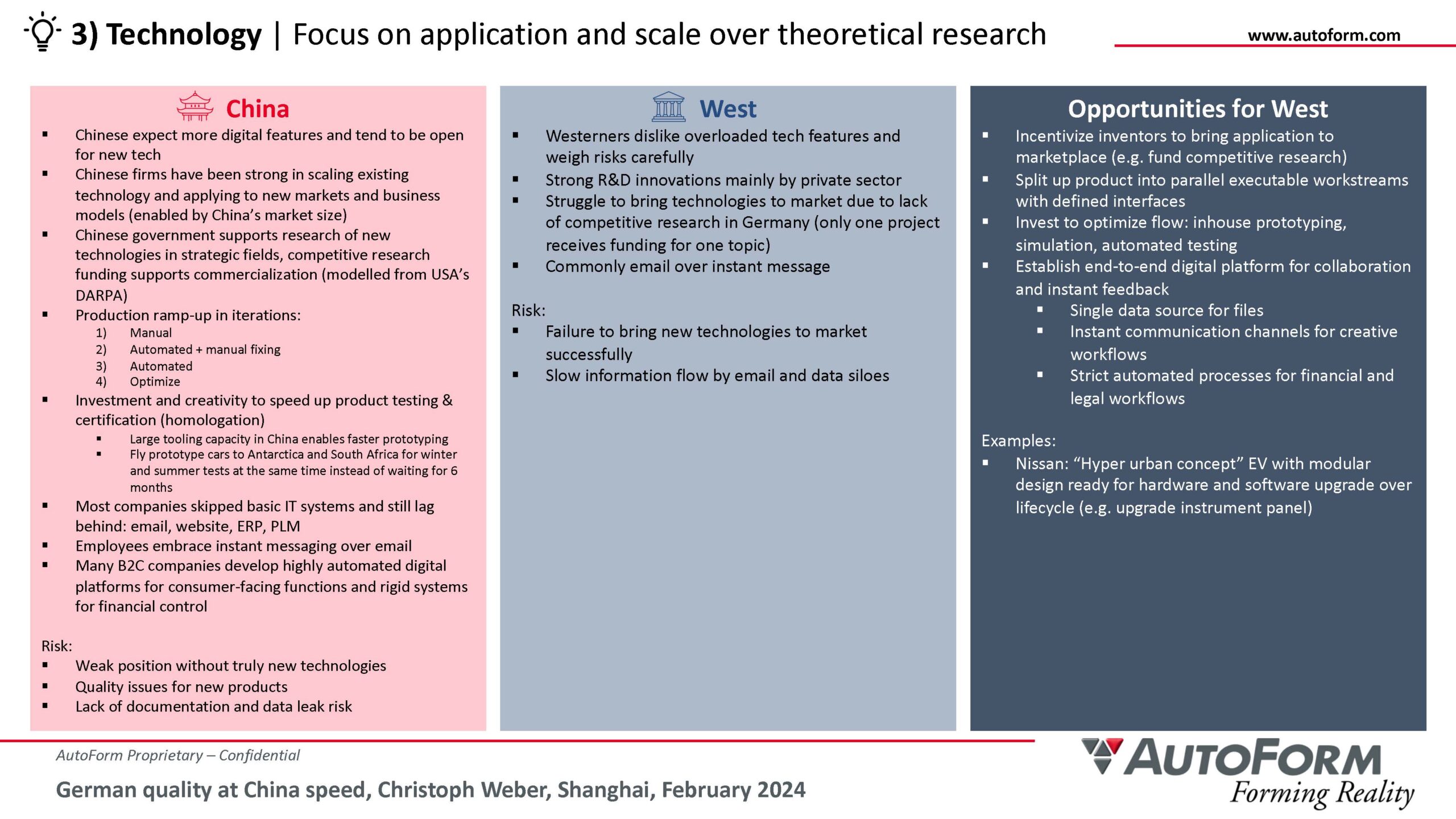 German quality at China speed